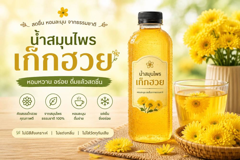 น้ำเก๊กฮวย ขายส่ง 250 ml